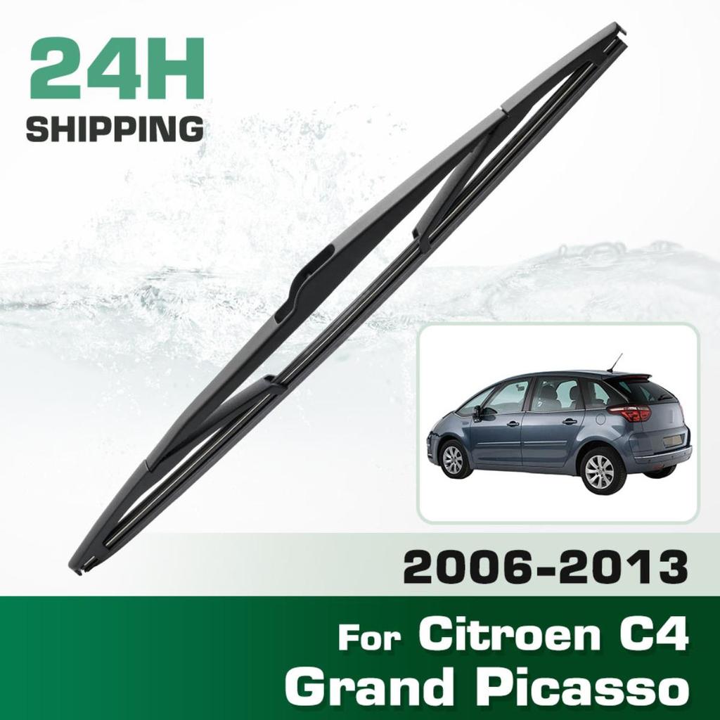 Rear Windshield Wipers Blades,Premium All-Season Wiper Blades Replacement For Citroen C4 Grand Picasso 2006-2013