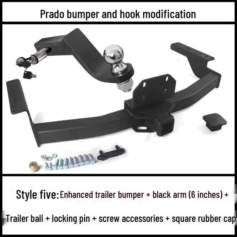 Prado Trailer Hitch: Compatible with 2700/4000 LC120/150 Rear Tow Bar Towing Hook