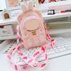 Doll Display Bag Crossbody Shoulder Bag Anti-Scratch Creative Doll Carrying Bag Protective Layer Doll Organizer