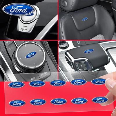 Adesivo per Auto Logo Auto Ford Nuovo Adesivo Universale Decorazione Per Ford Focus 2 MK2 3 4 MK3 MK4 ST Mondeo Festiva Fusion Adatto Fiesta