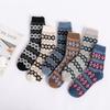3 Pairs of Socks: Women's Mid-calf Socks with Thickened Faux Mink Wool and Warm Women's Rabbit Wool Socks