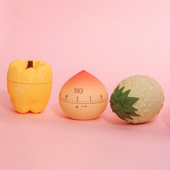 Timer Vegetable Fruit Shaped Mechanical ABS Creative Cooking Time Reminder for Home