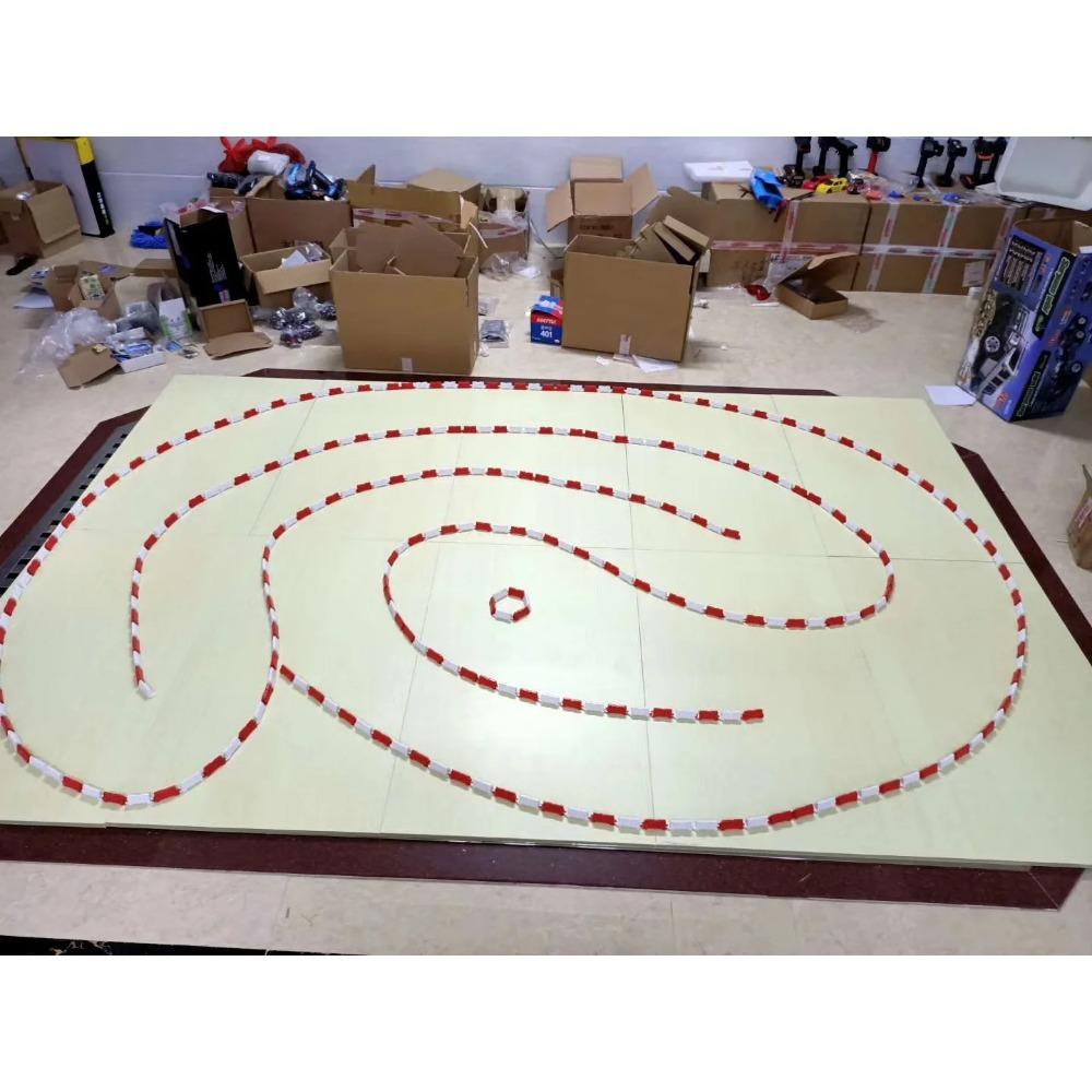 Roți RC pentru Drift Mașină 4WD MINI Pista de Curse Pista cu Obstacole Bariere Rutiere Blocaj Rutier Scenă de Trafic Model Jucărie Accesorii