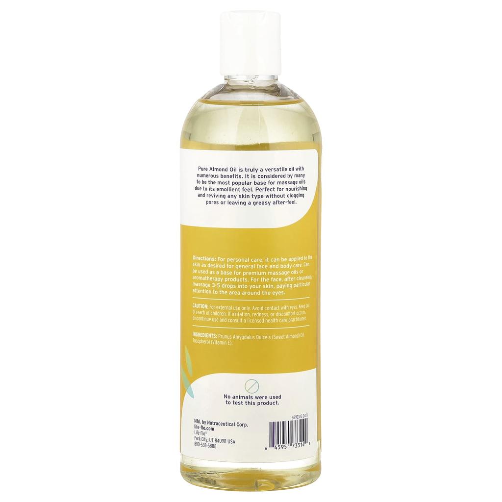 Life-flo Pure Almond Oil, 473 Ml (16 Fl Oz)