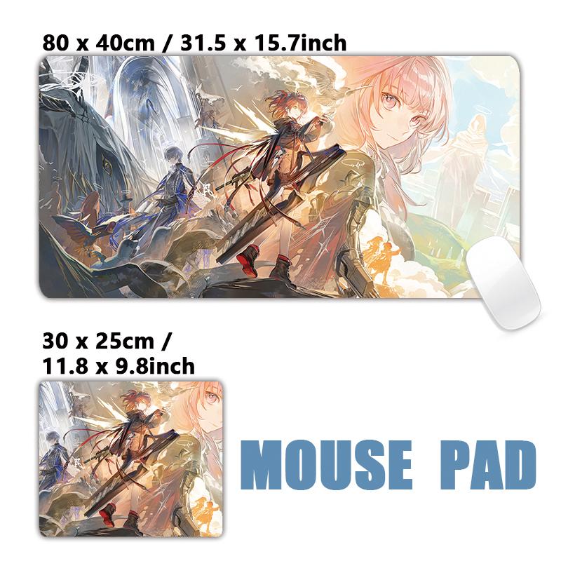 Arknights Endfield Exusiai Dusk Kaltsit Laevatain Gaming Girls Mousepad XXL Keyboard Desk Mat