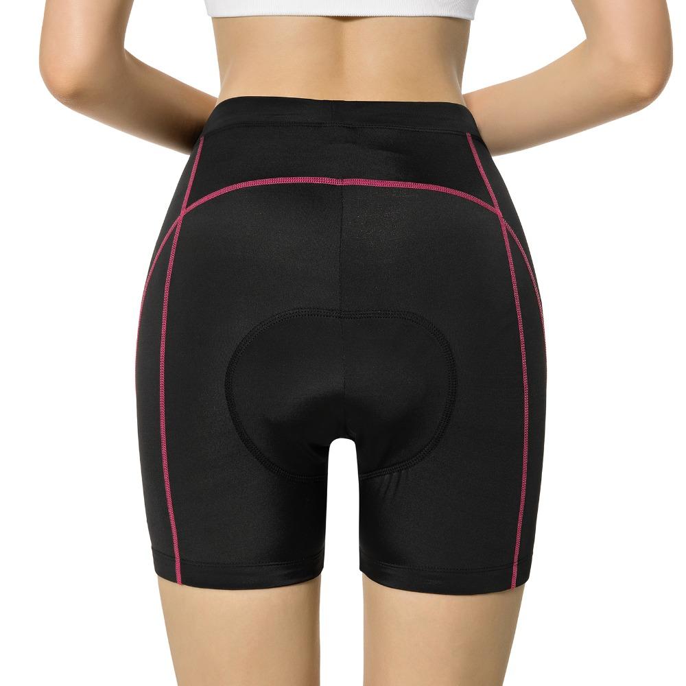 Hafif Binici Şortları 3D Pedli Bisiklet İç Çamaşırı Dayanıklı Bisiklet Şortları Kadınlar İçin