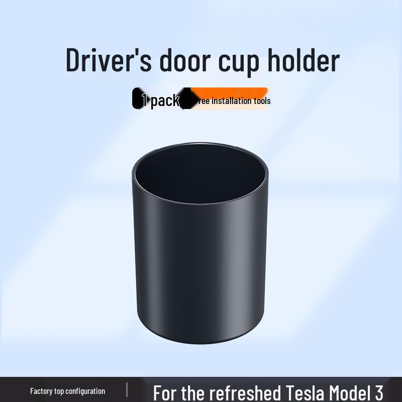 Compatible Tesla Model 3/Y Door Handle Cup Holder Storage Box