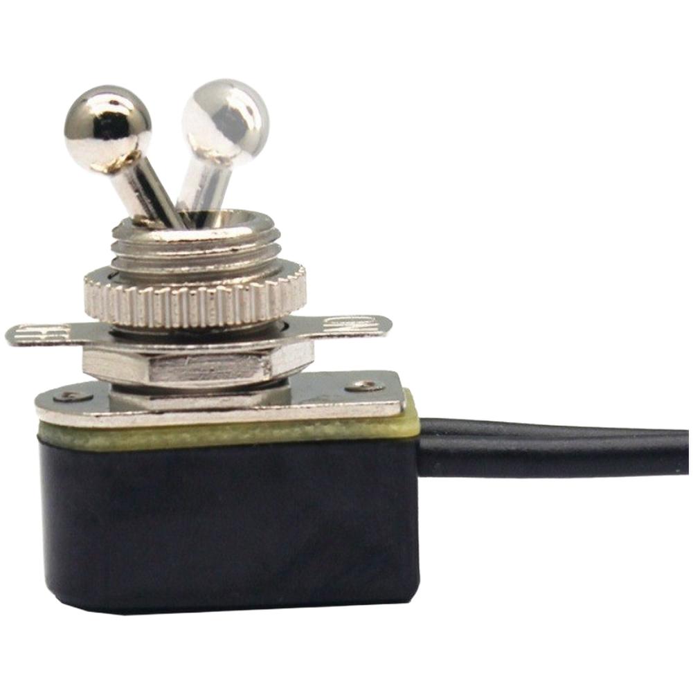 High Mechanical Life 2 Pin Rocker Switch ON OFF Metal Base For Toggle Application Industrial Electrical Equipment Supply