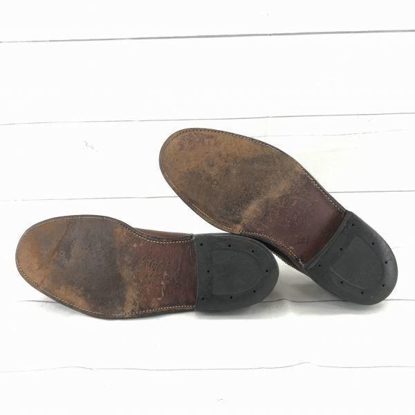 80s-90s Vintage USA Crown Imperial leather wingtip 27.0 brown(USED)