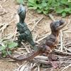 Jurassic Dinosaur Hunter: Tyrannosaurus Rex Head Dragon Toy Model and Cognitive Solid Animal Ornament
