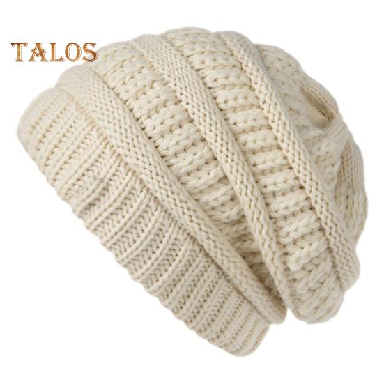 Czapka zimowa unisex gruba dzianina wiatroszczelna utrzymująca ciepło ochrona uszu nakrycie głowy czapka elastyczna bez daszka czapka typu baggy outdoor school ski beanie