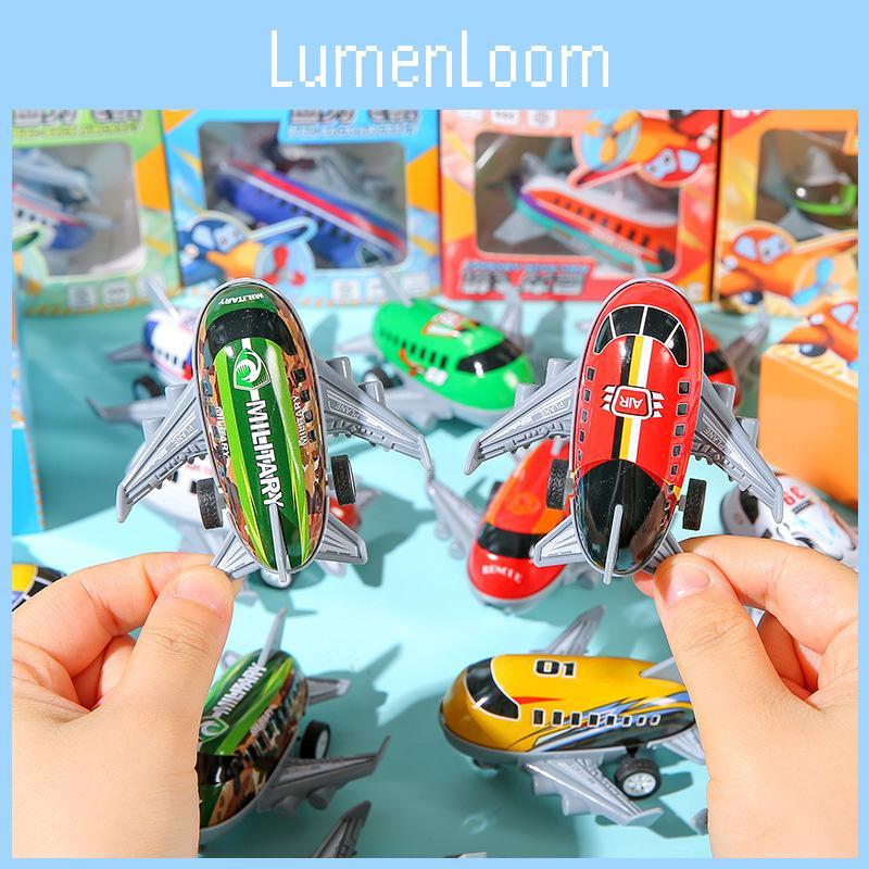 Simulation Mini Inertia Graffiti Airplane Children Toy For Early Learning And Handeye Coordination