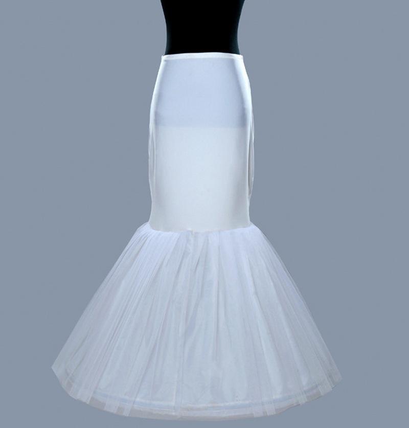 Fishtail Hochzeitskleid Petticoat Rock mit elastischem Korsett und Stahlring Unterstützung