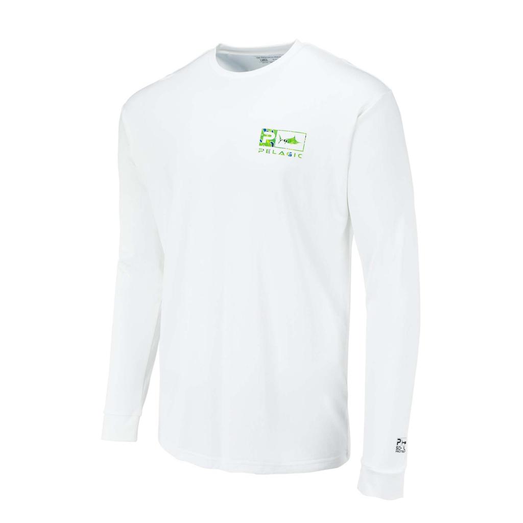 PELAGIC Long Sleeve Crew Neck Fishing Suit Sunscreen Ice Silk Feeling Luya Fishing Breathable Leisure Sports Fishing Suit