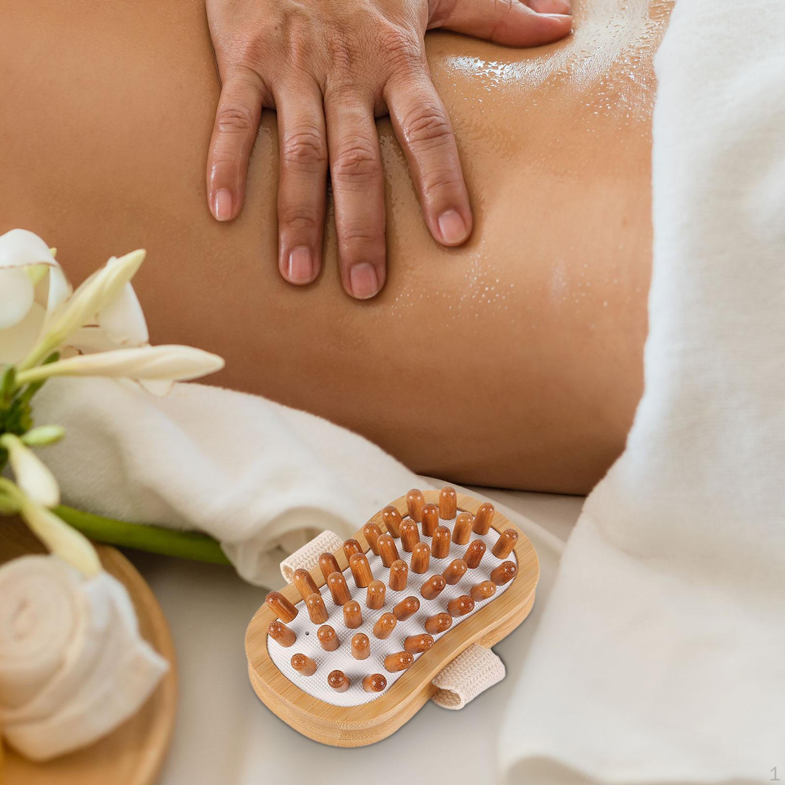 

Массажер для тела из натурального дерева для расслабления и расслабления мышц белый