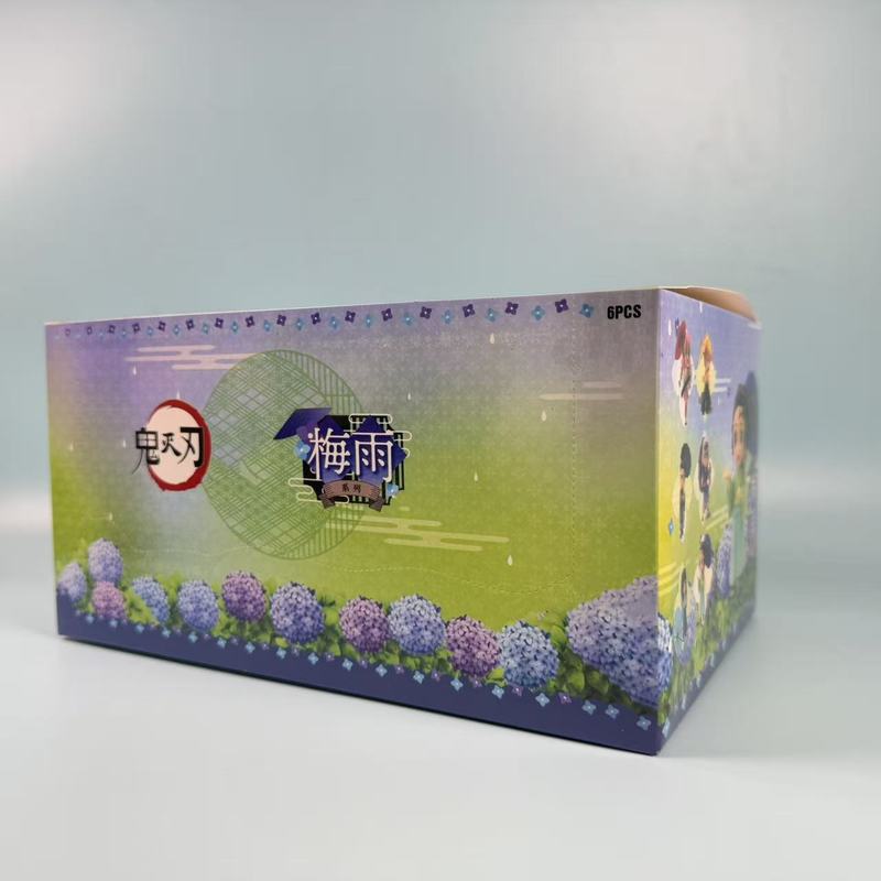 Demon Slayer Series Cute Figure Plum Rain Series Kochou Shinobu Tomioka Giyuu Kanroji Mitsuri Desktop Ornament Collection Gifts