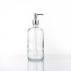 Glass Pump Dispenser Bottles for Lotion, Shower Gel, Hotel & B&B Hand Sanitizer