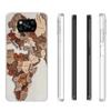 World Map Travel Plans Cover Phone Case For Xiaomi Poco F7 Ultra X7 X6 X5 Pro M7 Redmi 15C 15 13C 13 12C 12 10C 10 9A 9C 9T 9 Sh