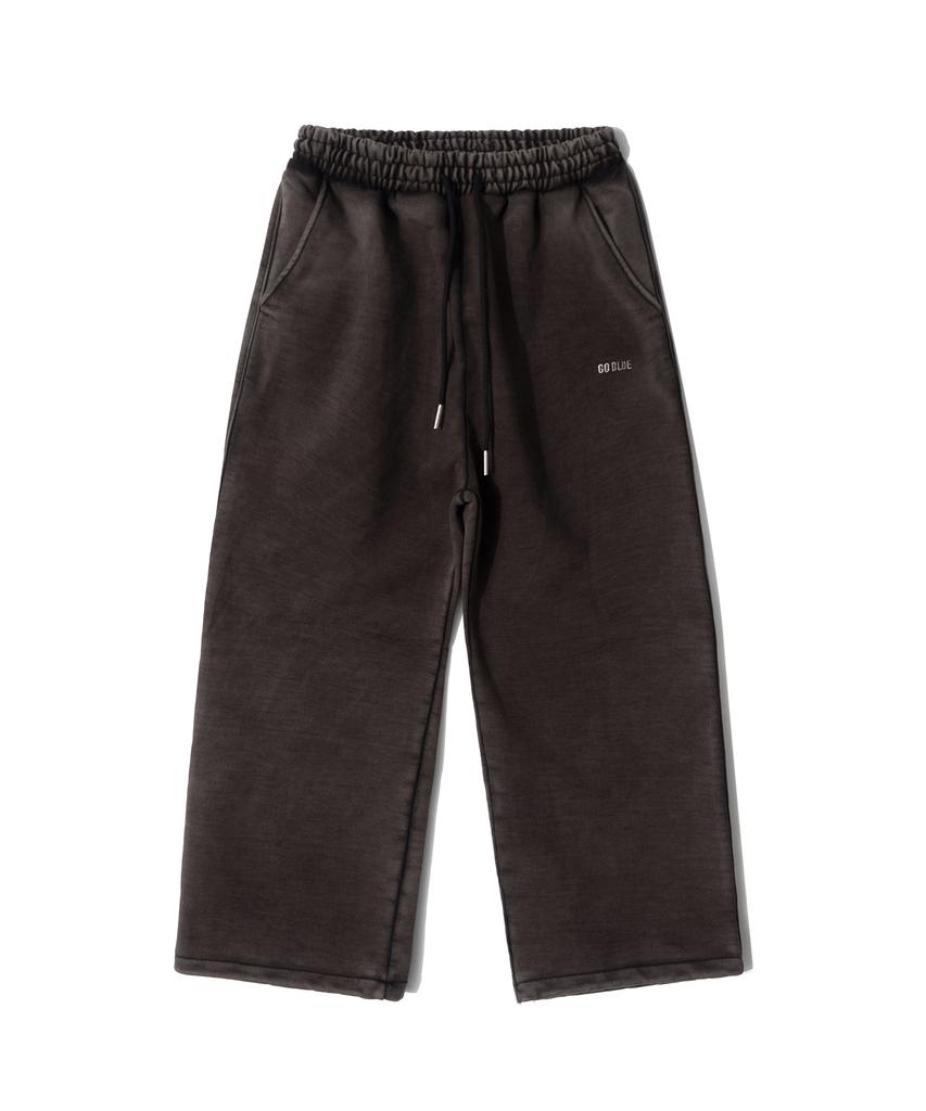 Gobeullu Aged Wash Sweatpants (Black)