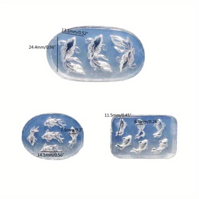 

Украшения Золотая Рыбка Ожерелье Зеркало Силиконовые Формы Мини Карп Формы для Эпоксидной Смолы Инструменты для Изготовления Поделок Серьги Подвески Ювелирные Изделия белый