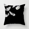 Simple Black and White Pattern Pillowcase Office Living Room Car Ornaments Home Pillowcase