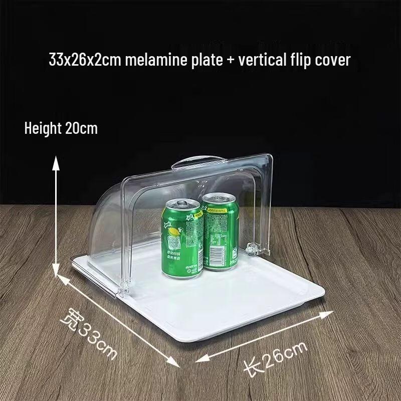 Melamine Food Display Tray with Lid