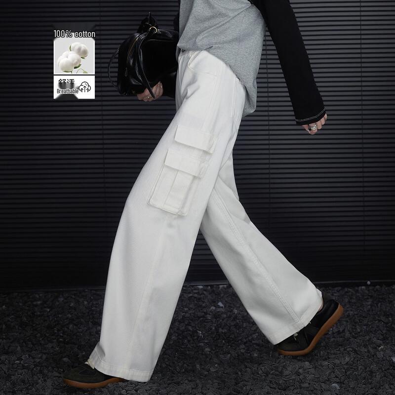 Oxygen Cotton Workwear Loose Straight Jeans S