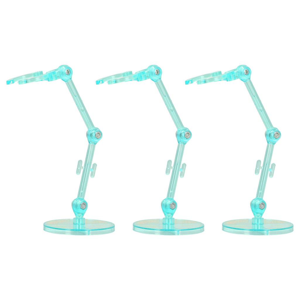 10PCS Action Figure Stand Plastic Translucent Doll Model Support Display Holder Base for 6 Inch