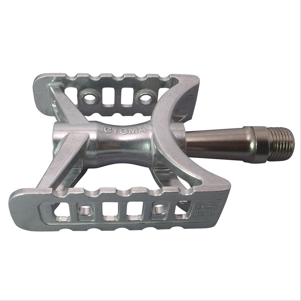 Mikashima (MKS) CYGMA (Sigma) Bicycle Pedals, Silver