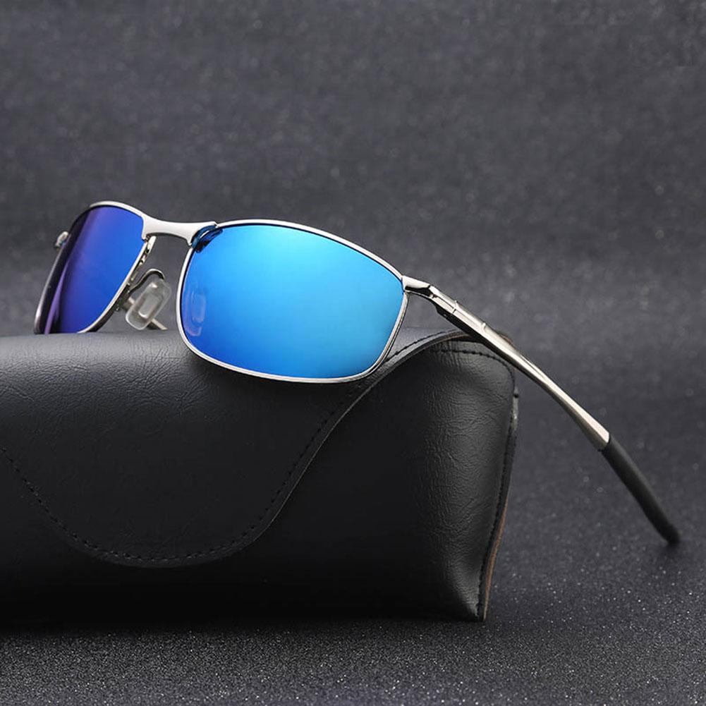 Men Metallic Polarized Metal Sunglasses Male Square Frame Classic Driving Shades Sun glasses