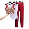 2025 Women's Yoga Wear: Shockproof Sports Bra and Vest Set for Running and Fitness