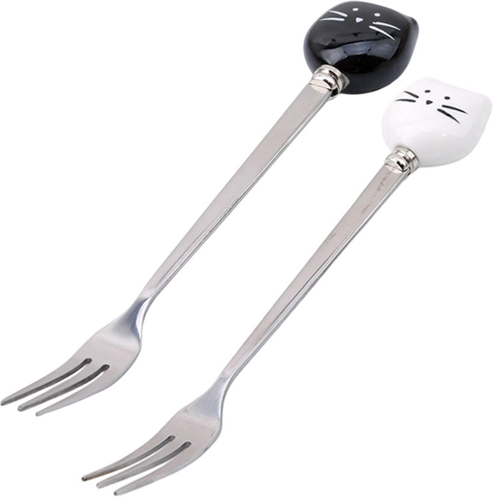 Home Tableware Cartoon Cute Animals Tea Spoons Coffee Stirrer Stirring Tool Cat Dessert Spoon