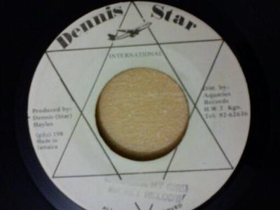 7inch Record MIKEY MELODY  My Sound NONE Dennis Star Int 1988 Jamaica Reggae Ska  Dub Used