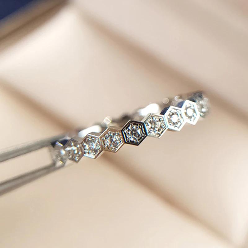 925 Sterling Silver Zircon Vintage Geometric Shape Rings For Women Gift Match Daily Party High Quality Fine Jewelry Accessories