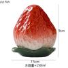Strawberry Ceramic Tea Jar Simulation Fruit Storage Jar Sealed Moisture Proof Jar Tea Box Household Tea Storage Container