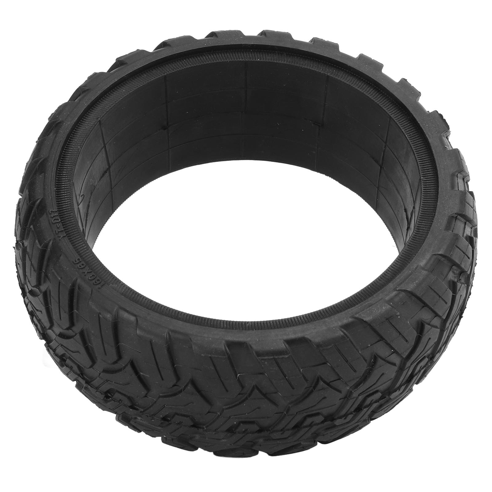 160x65mm Solid Tire Heavy Duty Solid Rubber Tyres for Electric Scooter Skateboard Wheelchair Wheels Replacement Tire