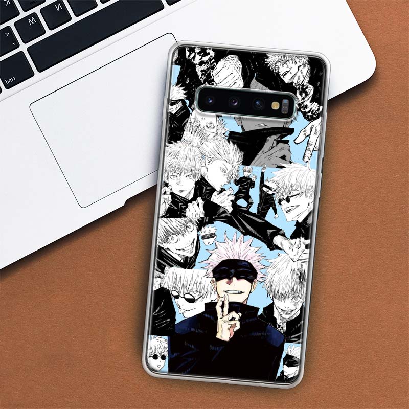 Jujutsu Kaisen Gojo Satoru Phone Case For Samsung Galaxy M21 M12 M31S M32 M51 M52 Note 20 Ulte 10 Plus 9 8 J4 J6 + J8 M11 F52 F6