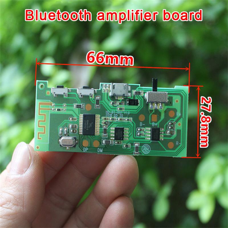 

1 шт. Плата підсилювача потужності Bluetooth 5 Вт Плата схеми підсилювача потужності Стерео модуль підсилювача потужності Багатофункціональний аудіомодуль