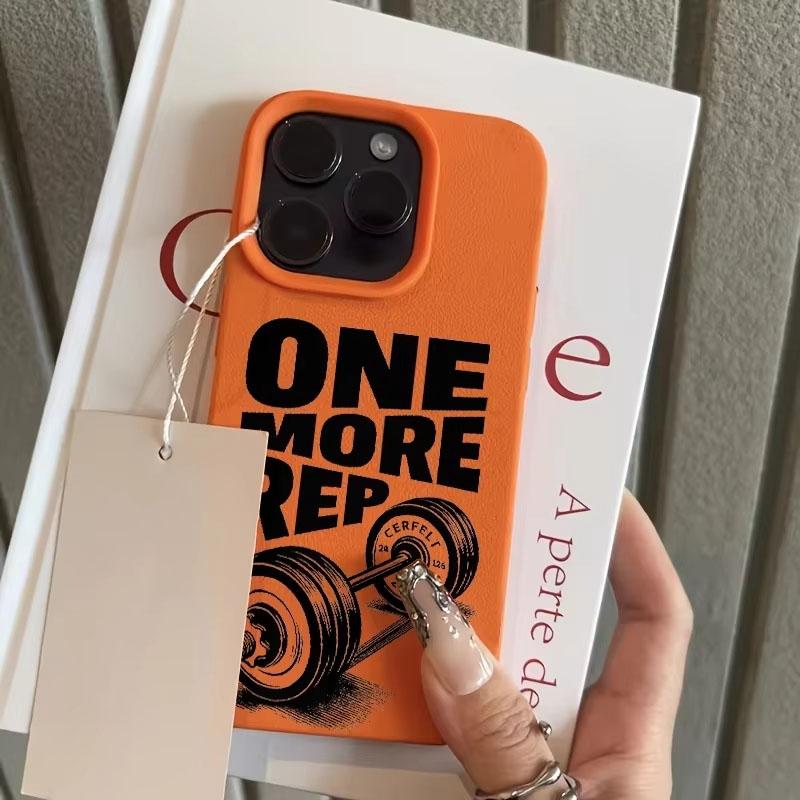 

Fitness Slogan Barbell Graphic Design Phone Case For iPhone 17 Pro Max 16 15 14 13 12 11 XS Max X XR 14 Plus 16E 17 Air Cover iPhone 16 Plus