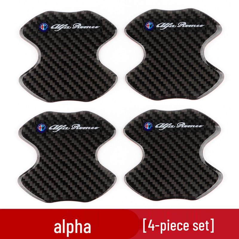 Hot Seller: Trendy Unlimited Carbon Fiber Car Anti-Scratch Door Bowl Sticker