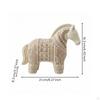 Horse Figurine FolkHandcrafted Statue AntiqueStyle Ornament for Living Room, Shelf, Desk