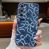 Colorful Bowknots Print Case For Samsung S26 S25 Ultra S24 S23 S22 S21 FE A15 A35 A55 A16 A36 A56 A17 A18 A37 A57 5G Leather Texture Soft Cover