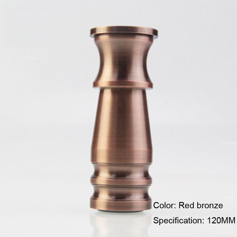 4 piezas/lote Patas de Mueble Ajustables de Aluminio 80/100/120/150MM Gabinetes Mesas Sillas Patas de Sofá con Base de Goma Antideslizante Red Bronze 120mm