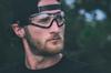 Birdz Eyewear Boogie Occhiali Sportivi per Moto e Paracadutismo con Montatura Nera Imbottita e Lente Trasparente Antiappannamento Z87.1
