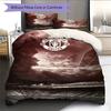 Thick MUFC Mat Bedding Quilt Set Quilt Cover Pillowcase Home Decoration Birthday Gift (1 * duvet cover + 2 * pillowcase, without core)