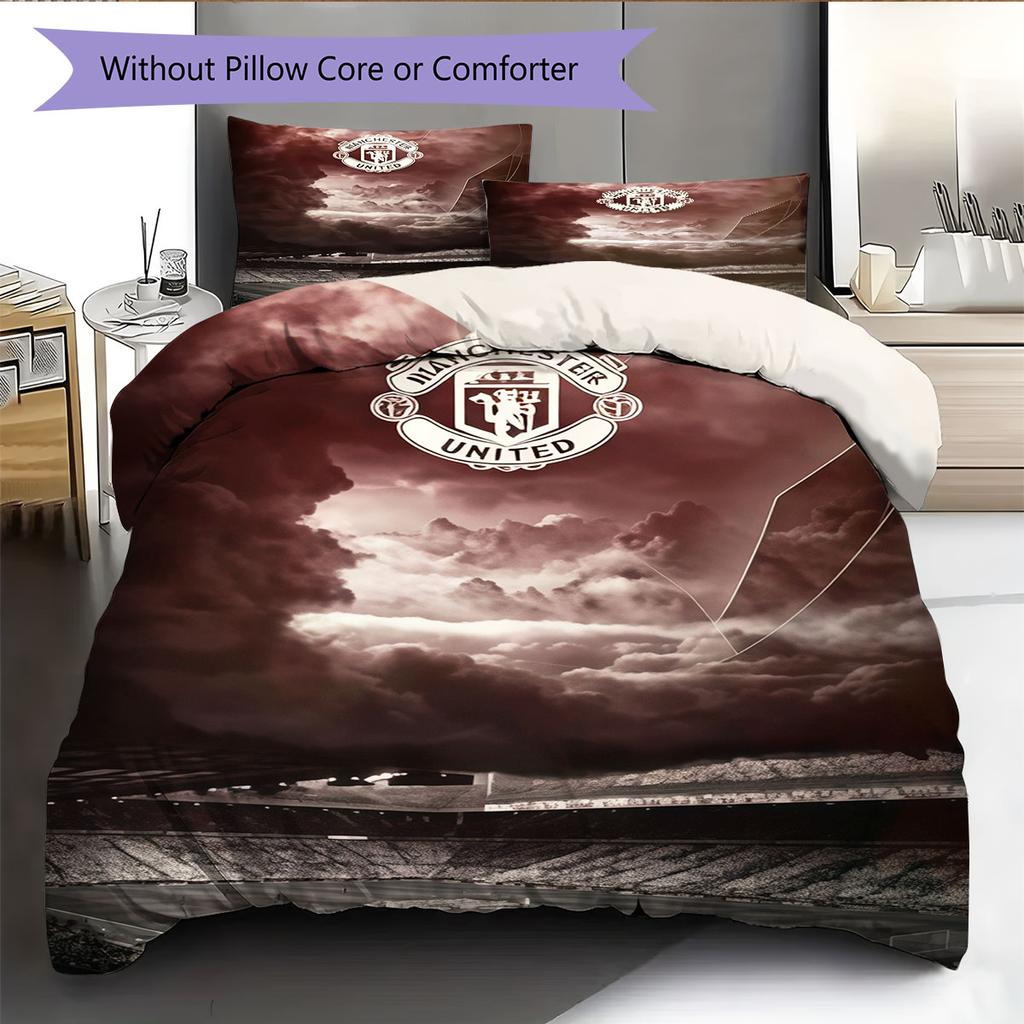 Thick MUFC Mat Bedding Quilt Set Quilt Cover Pillowcase Home Decoration Birthday Gift (1 * duvet cover + 2 * pillowcase, without core)