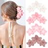 All-match Hairpin Hairpin Headdress Frosted Flower Shark Clip Hairpin Hair Accessories