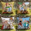 Anime A-Asterix Cushion Cover Home & Car Dual-Scene Pillow Cover: Reversible for Premium Comfort