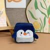 Cute Square Penguin Coin Purse With Earphone And Data Cable Organizer For Girls And Boys