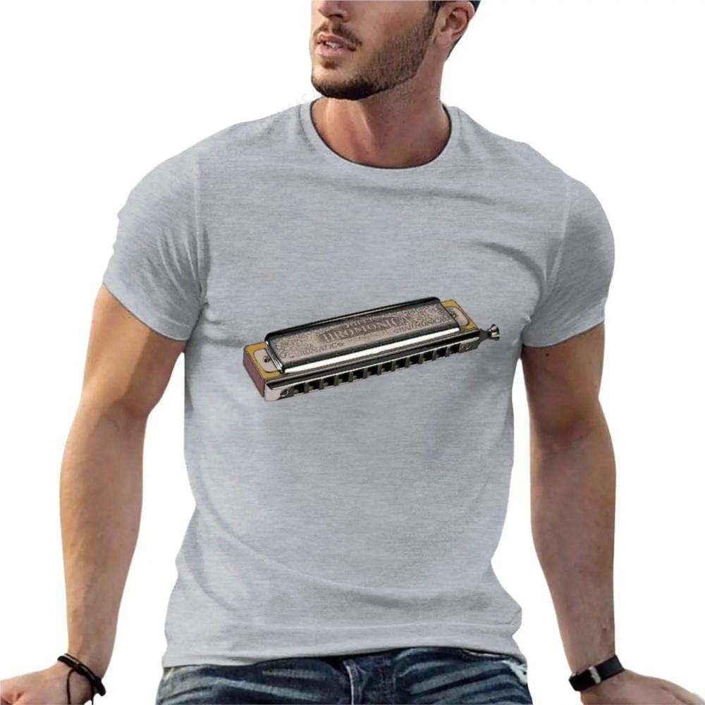 Harmonica Harmonica TShirt Anime Plain Quickdrying Mens Tall T Shirts